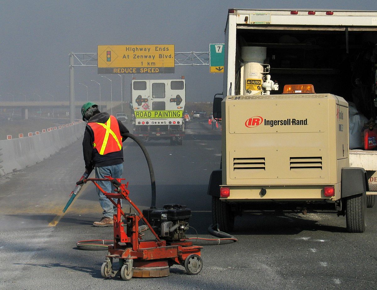 Thermoplastic Marking Removal